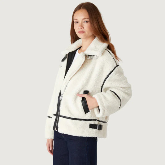 Veste Chic Lamb Wool Effect